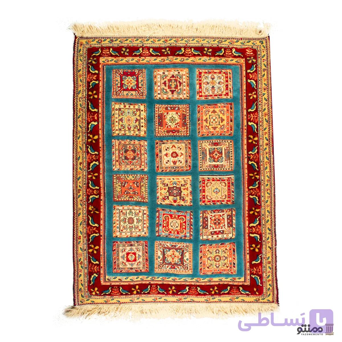گلیم فرش دستباف زرع و نیم سیرجان سایز 155×۱00 — تصویر 1