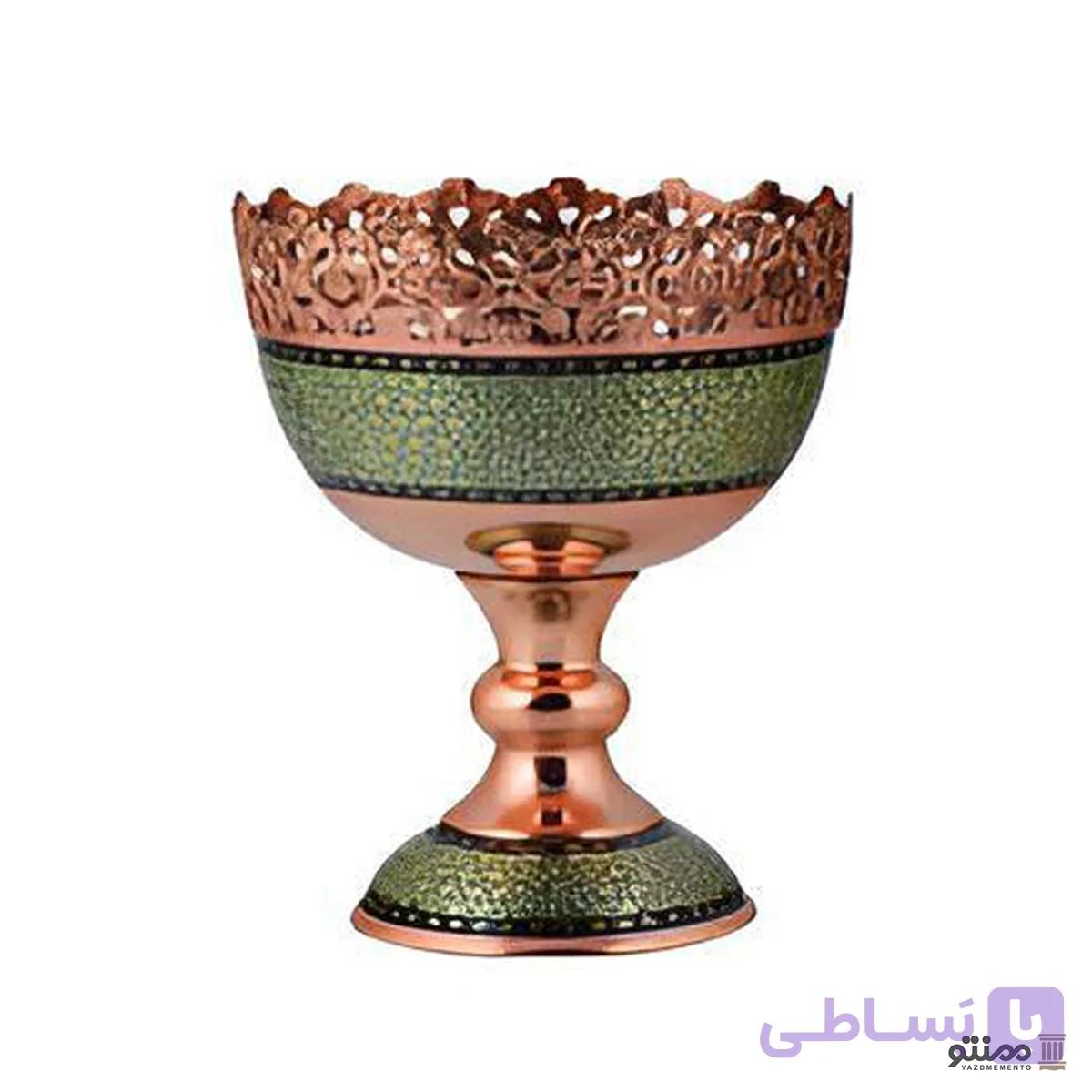 آجیل خوری مس و خاتم آقاجانی ارتفاع 30 — تصویر 1