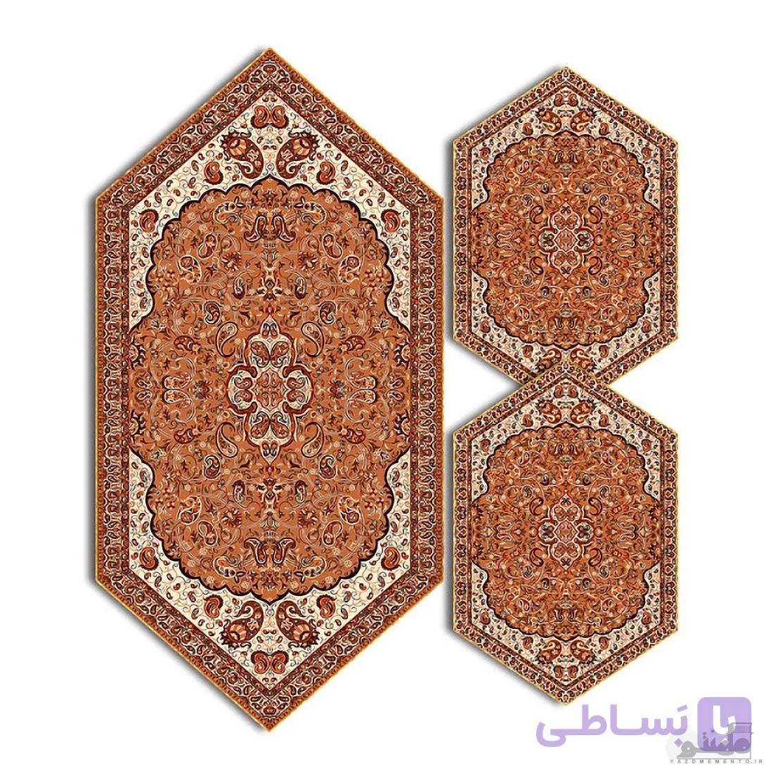 سری چهار تکه ترمه طرح شاه عباسی کد 805