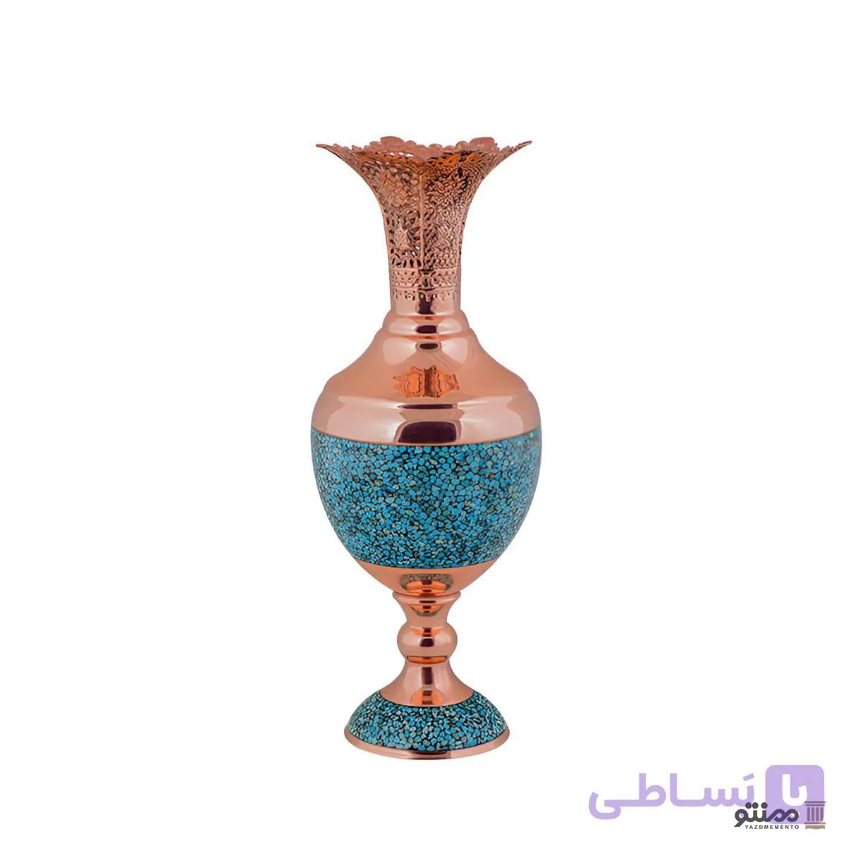 گلدان سنبلدان ترنج 1 فیروزه کوبی آقاجانی ارتفاع 31 — تصویر 1