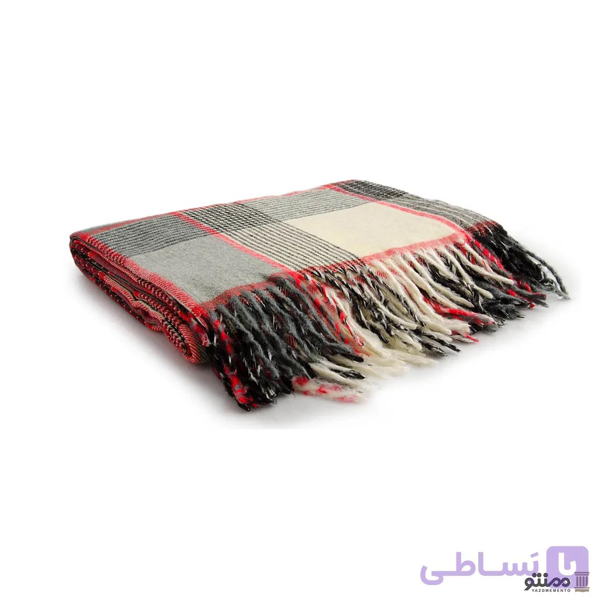 پتو مسافرتی مدل هليا سایز 220 × 150 سانتی متر خاکستری — تصویر 1