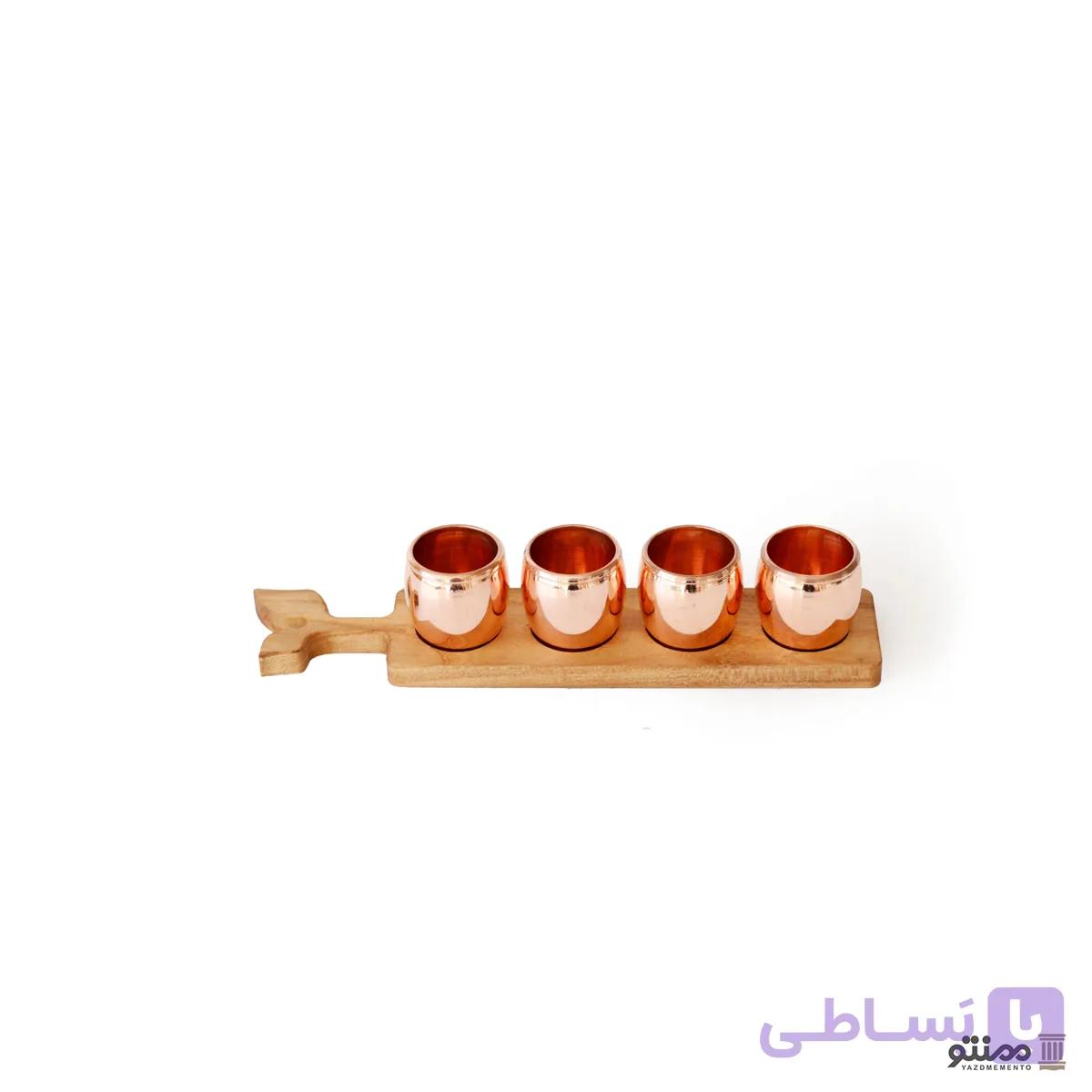 ست شات مسی مدل برگ — تصویر 1