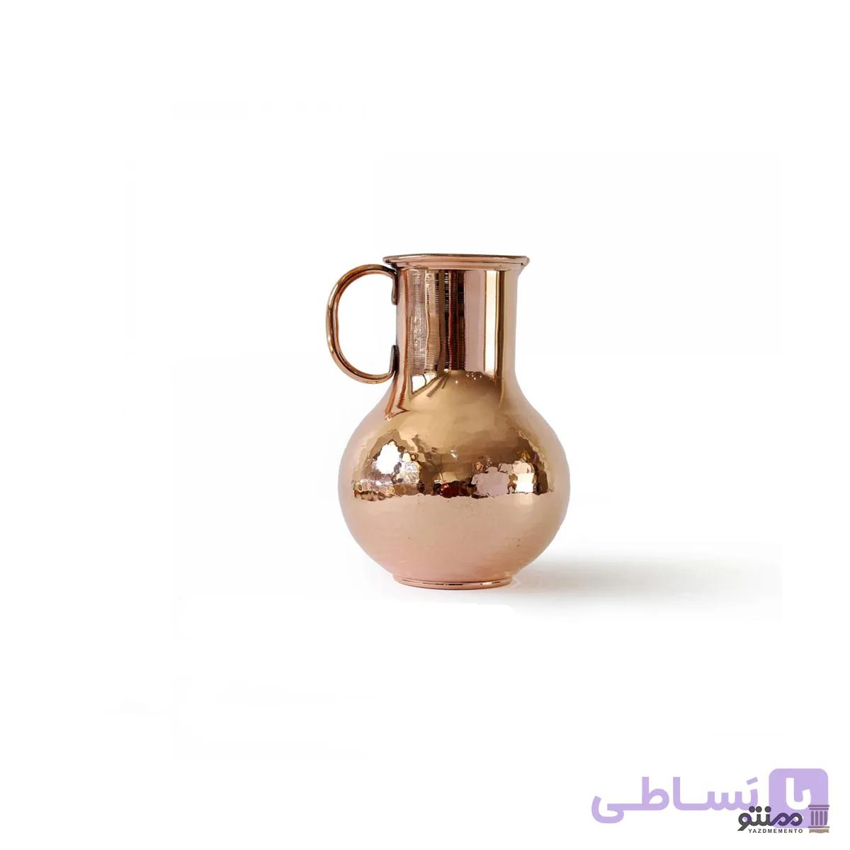 پارچ مسی مدل خمره ای — تصویر 1