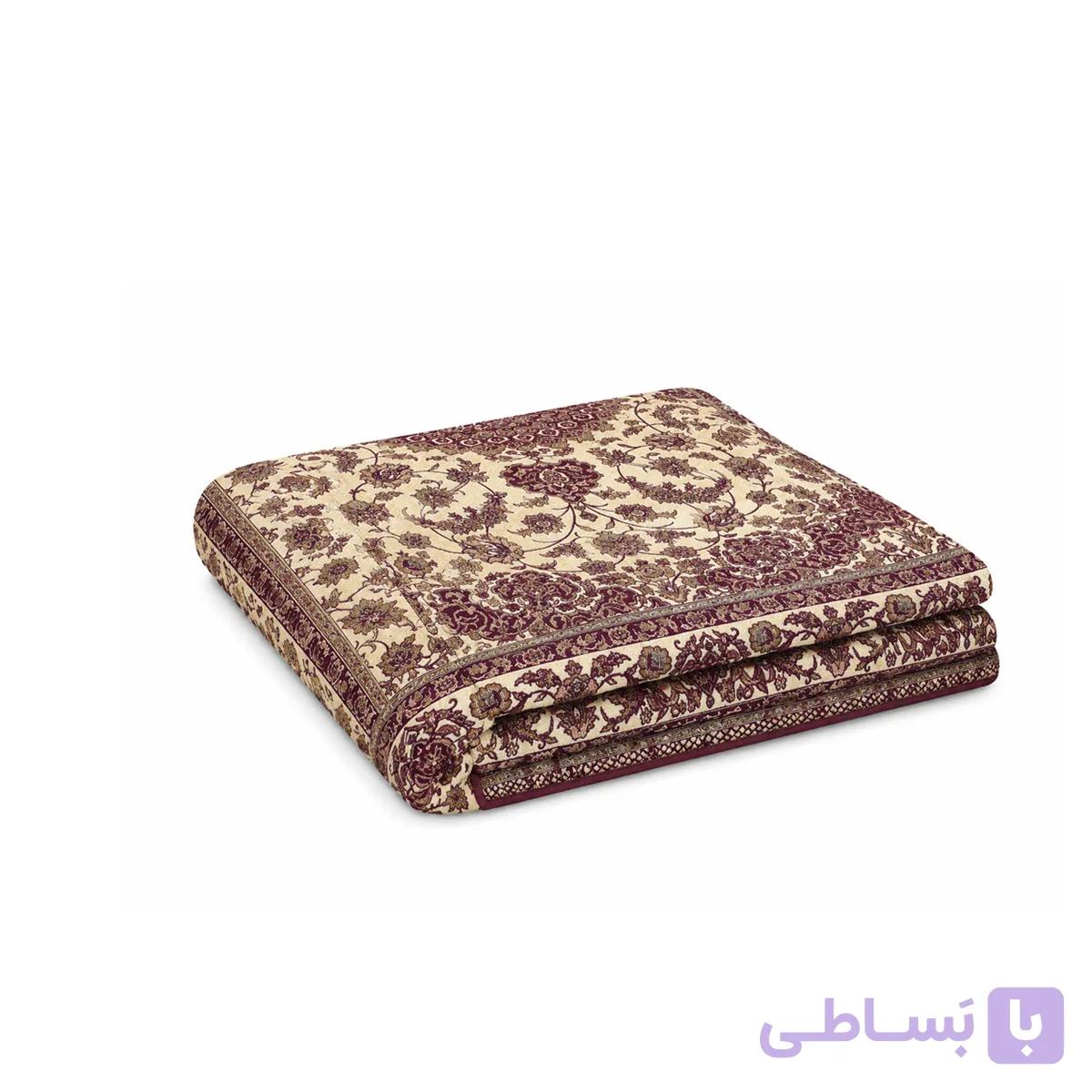 روفرشی رز مریم مخمل ابریشم رنگ قرمز 05 — تصویر 1