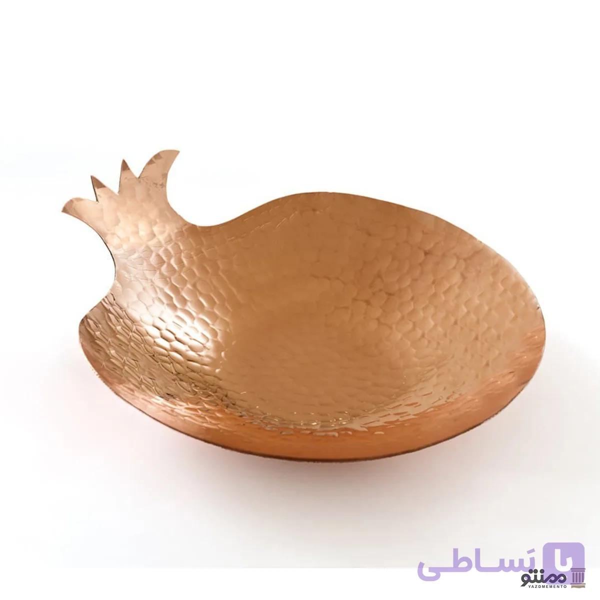 ظرف پذیرایی مسی انار — تصویر 1