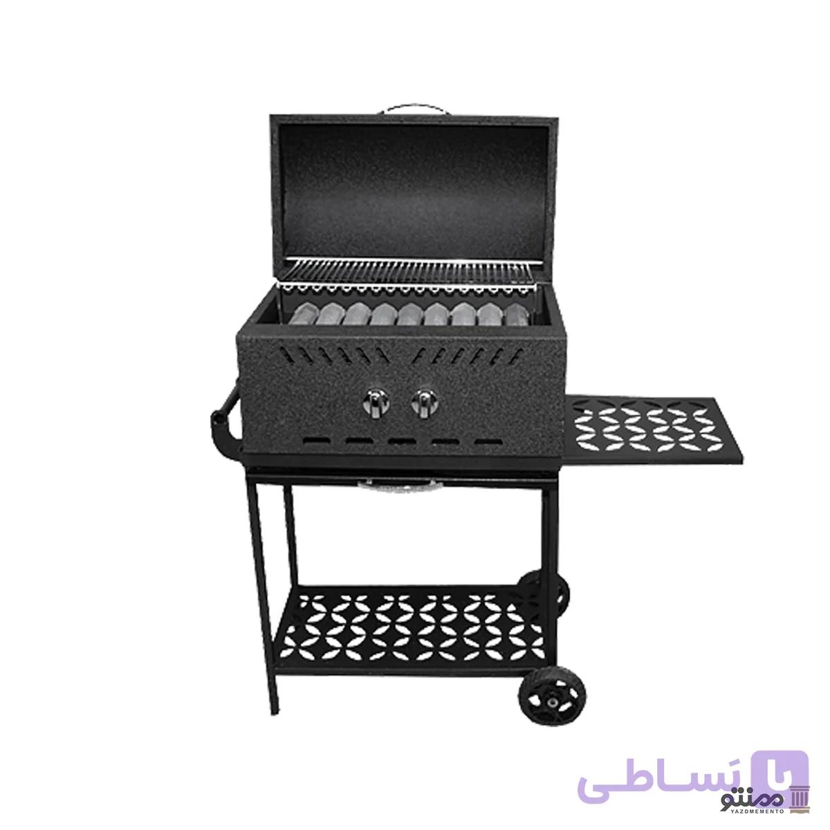 کباب پز باربیکیو 9 شعله 60 سانتی متری گازی زغالی — تصویر 1