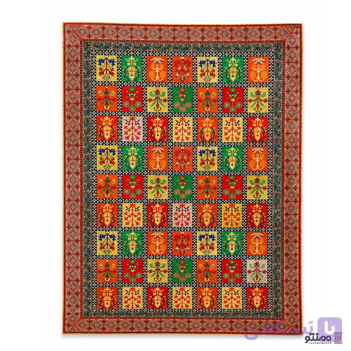 رومیزی مستطیل چاپی شانل مخمل 150*100 سانتی متر — تصویر 1