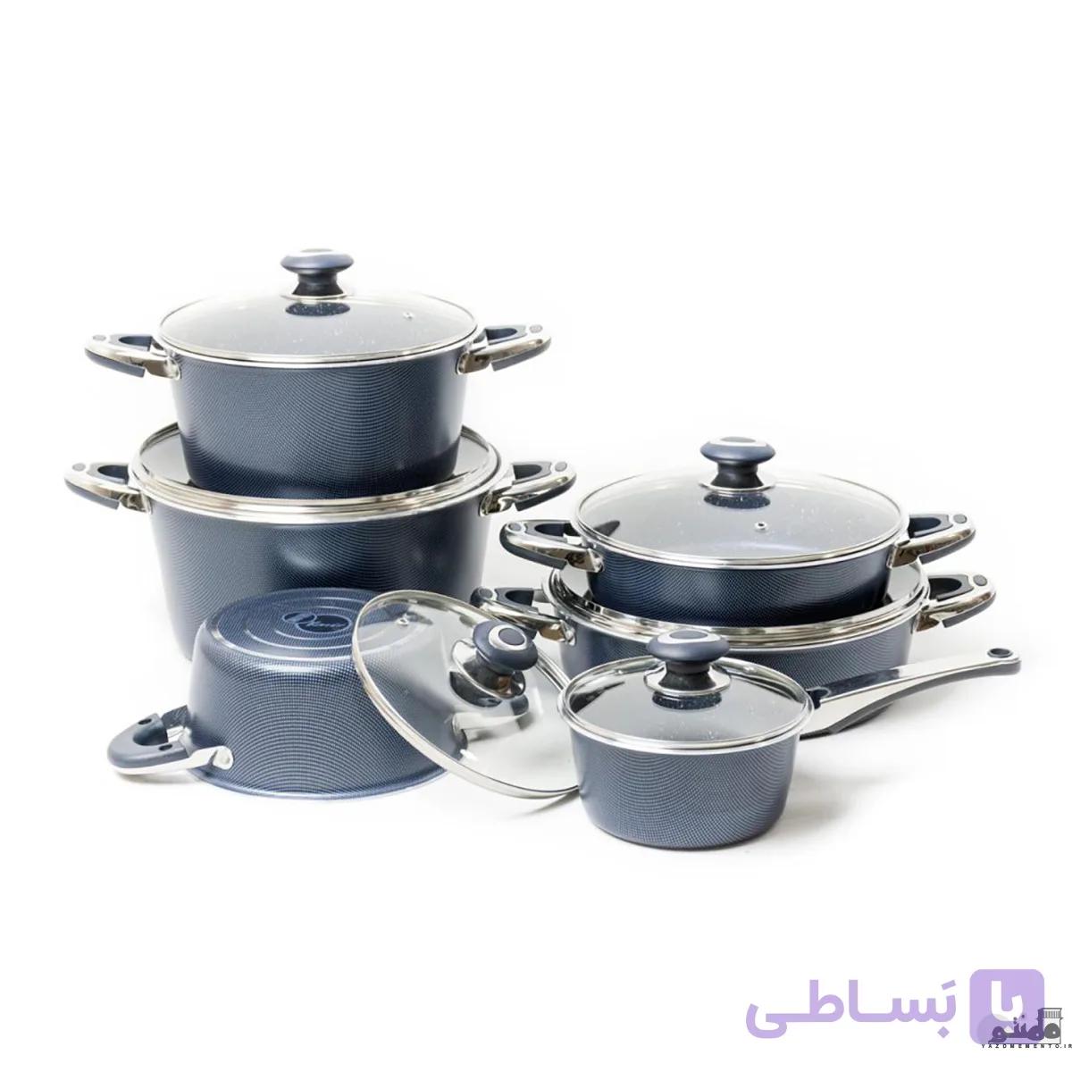 سرویس 12 پارچه تفلون مدل ارکیده — تصویر 1