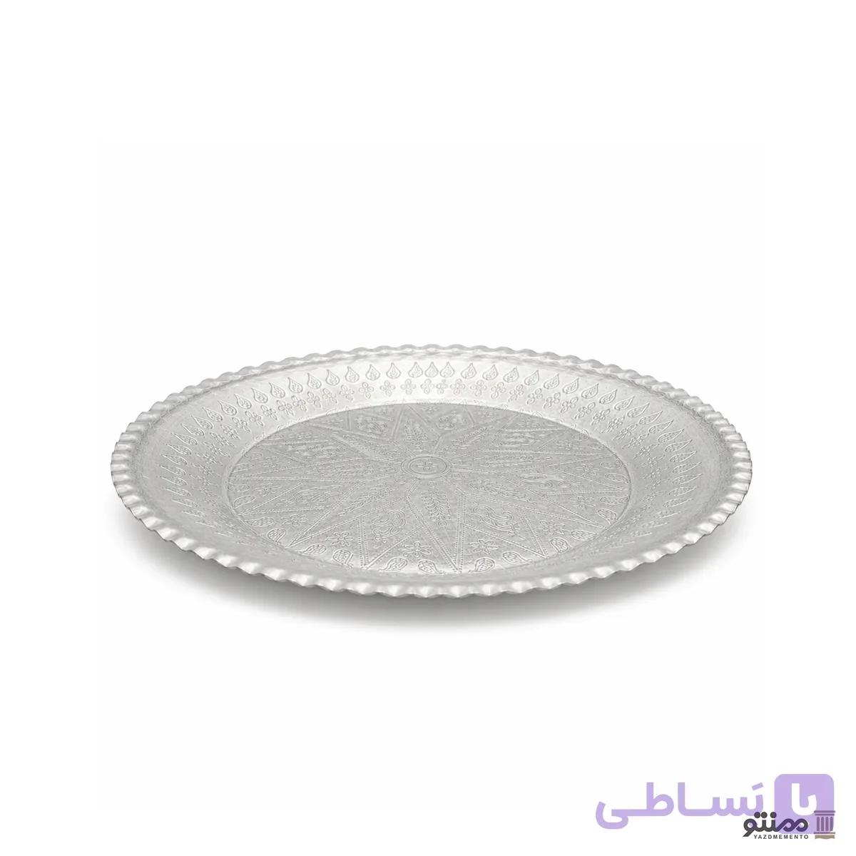بشقاب پلو خوری مسی زنجان دهنه 23 — تصویر 1