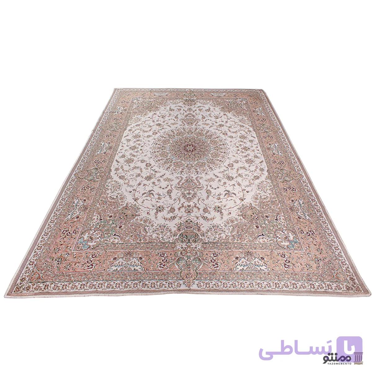 روفرشی ابریشم هنرکده نیکزاد کد 51 رنگ کرم — تصویر 1
