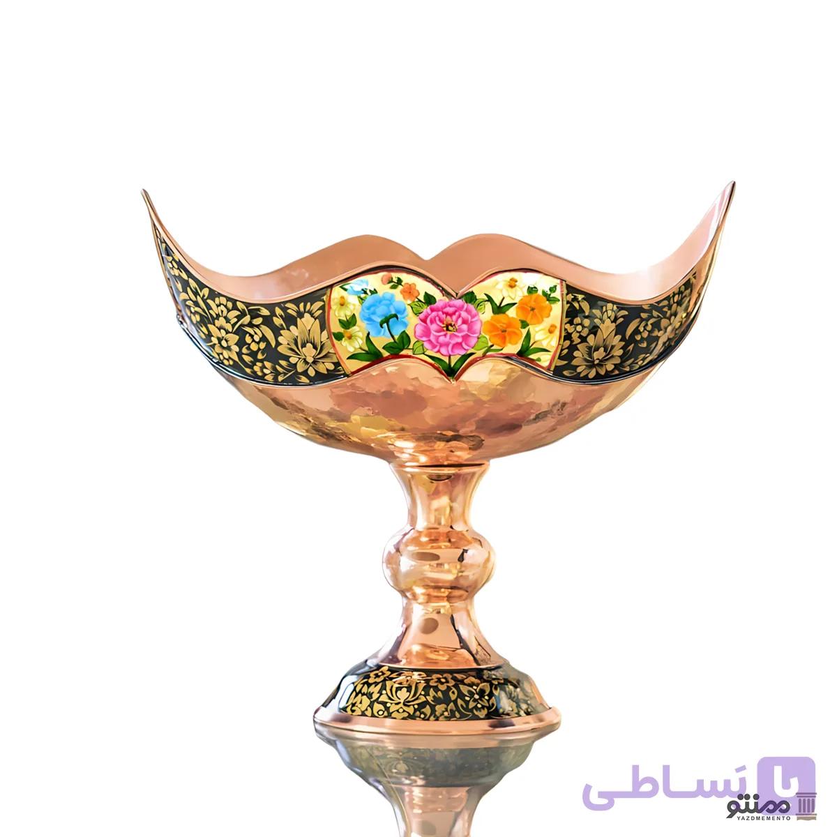 کشکول گل و مرغ آقاجانی سایز 2 — تصویر 1
