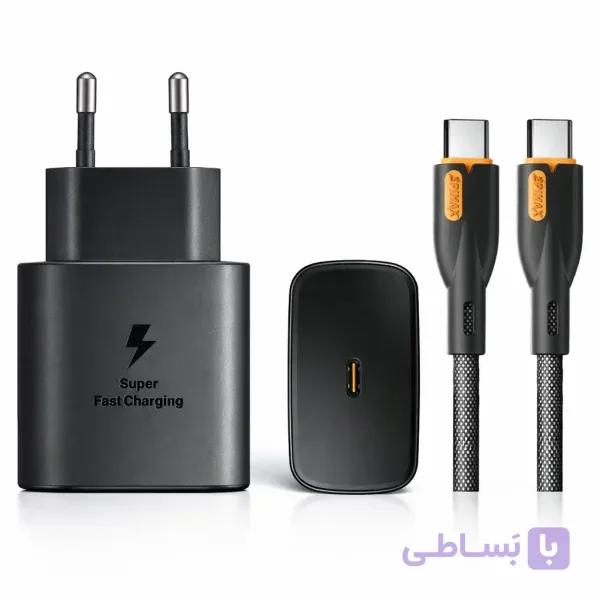 شارژر دیواری 45 وات اپیمکس مدل EA-176 به همراه کابل — تصویر 1
