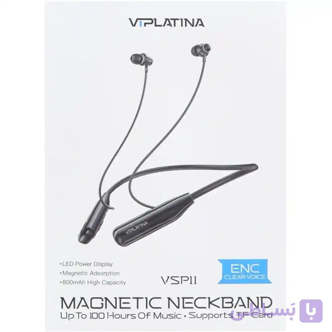 هندزفری بلوتوثی گردنی وی آی پلاتینا مدل VIPLATINA VSP11
