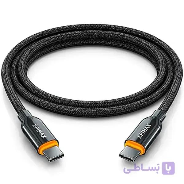 کابل تبدیل USB-C اپیمکس مدل EC-129 ظرفیت ۶۵ وات طول ۱ متر — تصویر 1