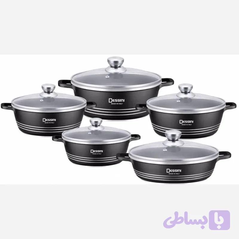 سرویس قابلمه گرانیت ۱۰ پارچه دسینی مدل KD-123