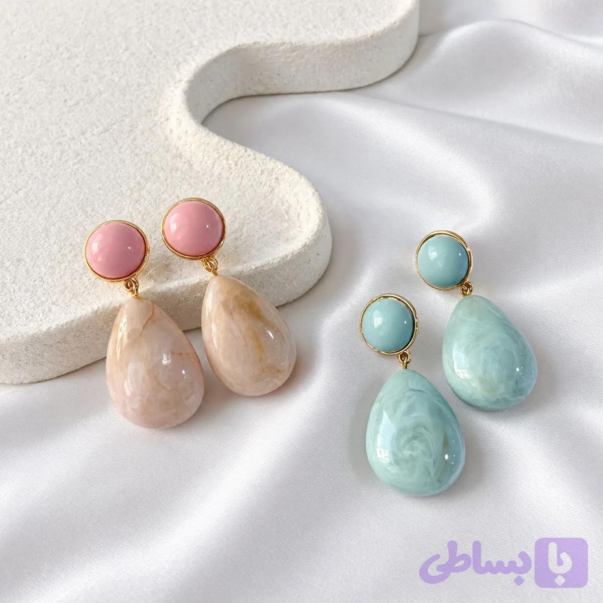 گوشواره سنگی پینترستی