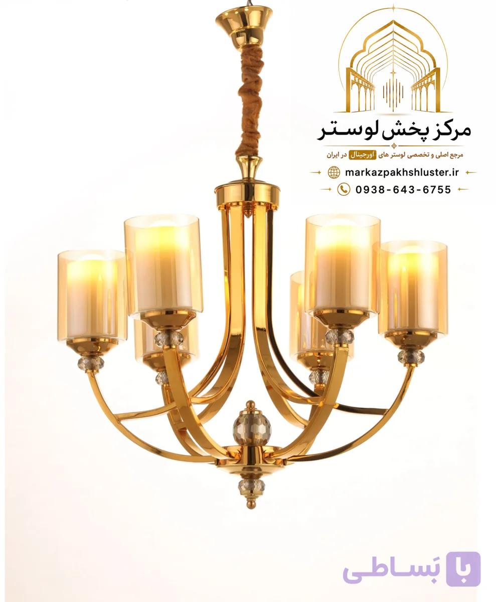 لوستر مدرن و کلاسیک لهستانی مستقیم از کارخانه با رنگبندی و سایزبندی متنوع