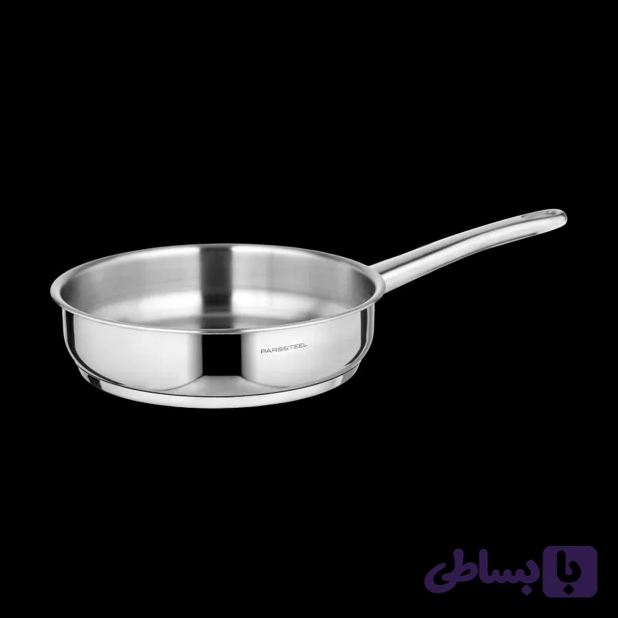 تابه دسته بلند استیل پارس استیل — تصویر 1