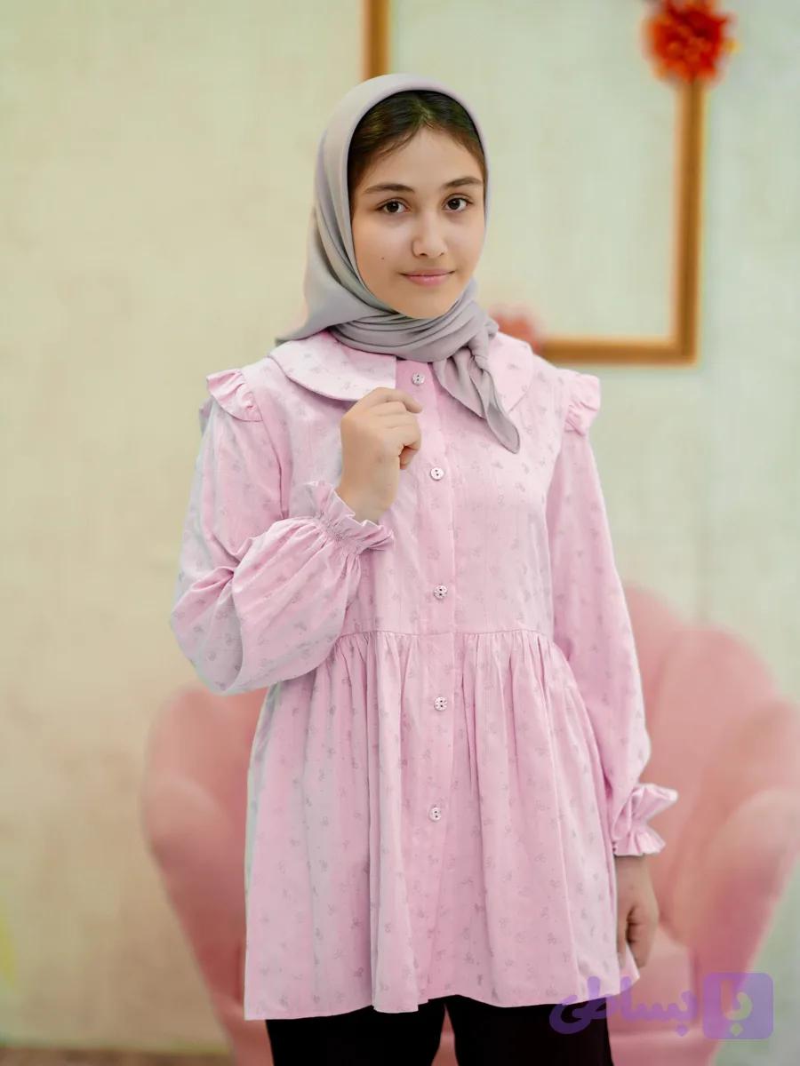 تونیک "سلین" صورتی — تصویر 1