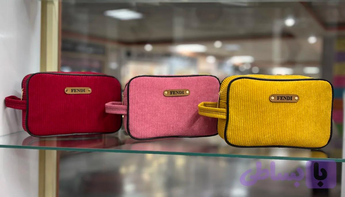 کیف لوازم آرایش کبریتی fendi