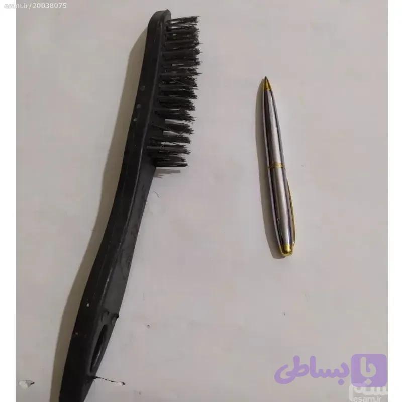 برس سیمی دسته پلاستیکی احسان