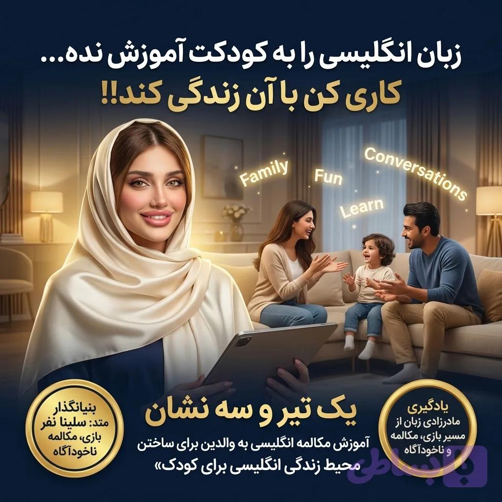 پکیج آموزش زبان انگلیسی نیتیو خانواده | ترم ۱ متد NLL سلینا نفر؛ انگلیسی را به کودکت درس نده، با آن زندگی کن! — تصویر 1