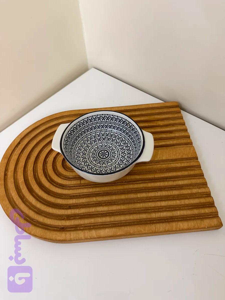 مزه خوری گرد دسته دار