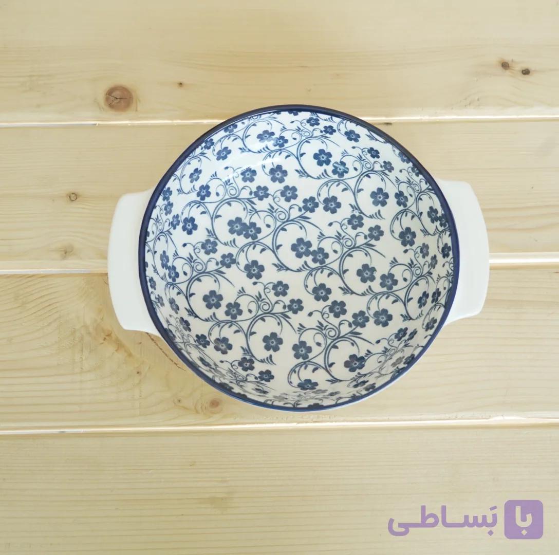 تابه دنی هوم گل آبی مدل گرد — تصویر 1