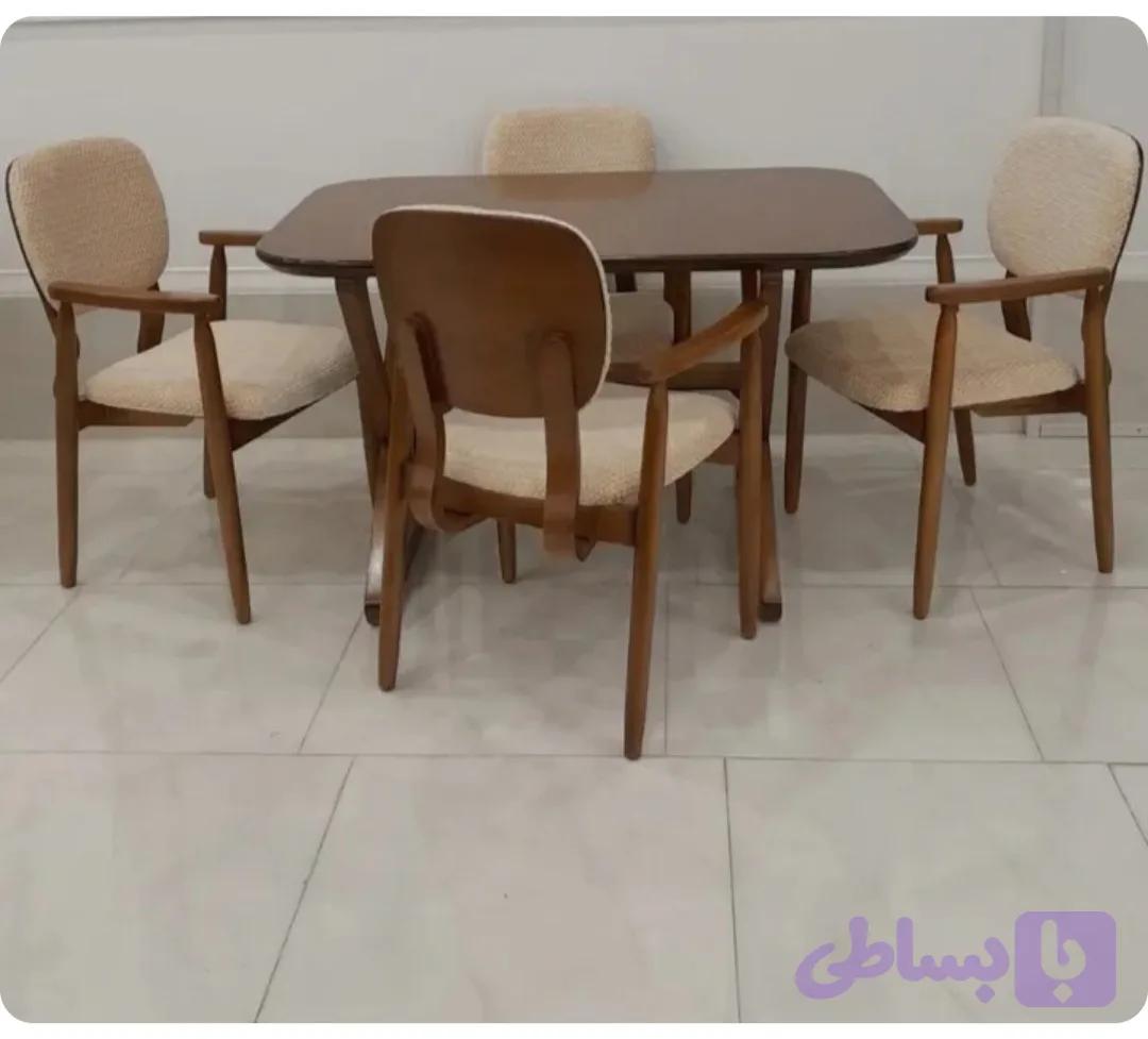 میزنهارخوری ۴نفره چوبی کد۴۰۸ (کد PCPD8)