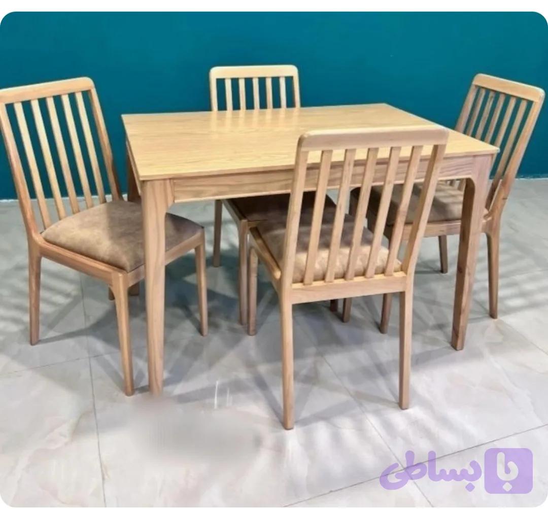 میزنهار خوری۴نفره چوبی کد۳۷۵ (کد ZUSZ1)