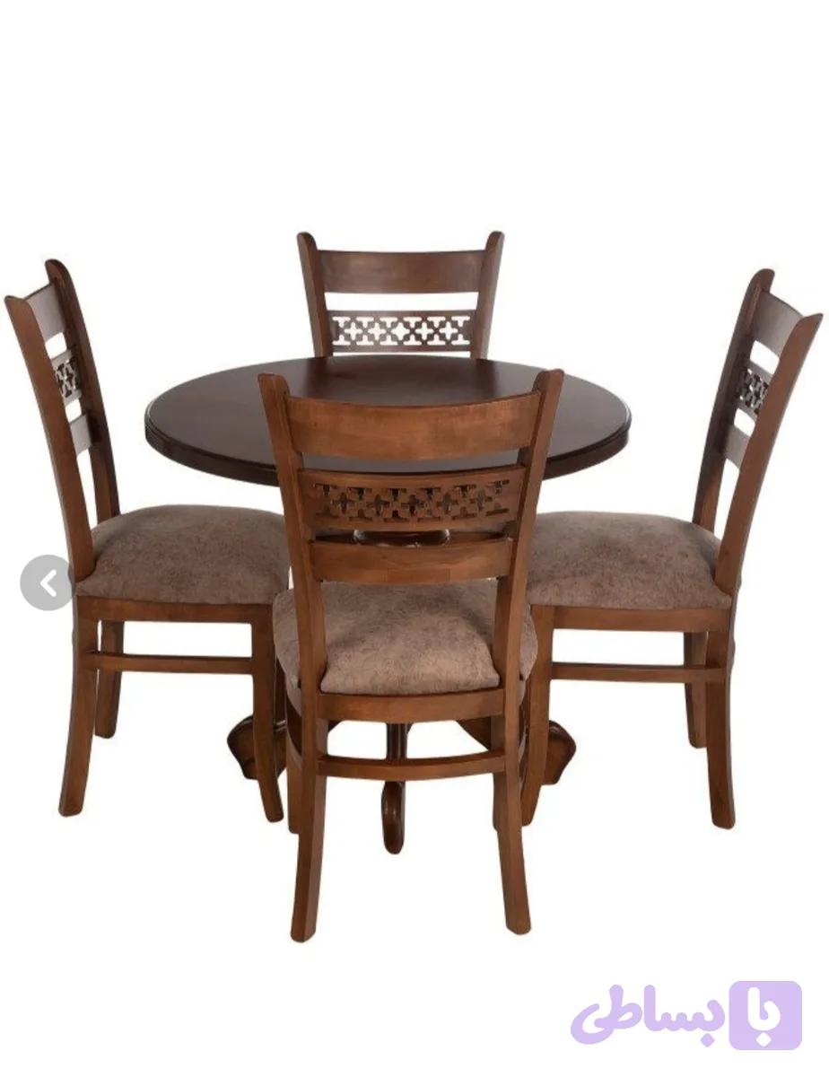 میزو صندلی نهار خوری ۴نفره چوبی