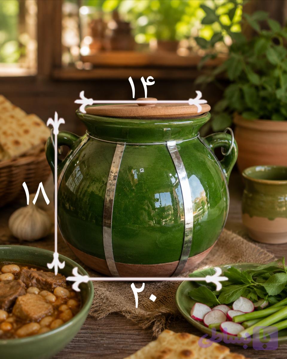 دیزی سفالی آبگوشت خوری شش نفره