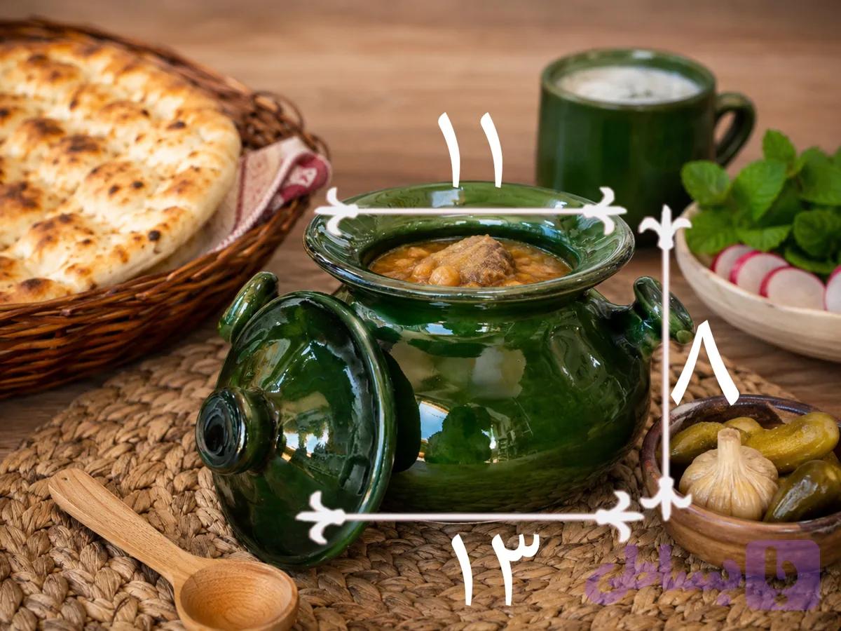 دیزی سفالی آبگوشت خوری کودک