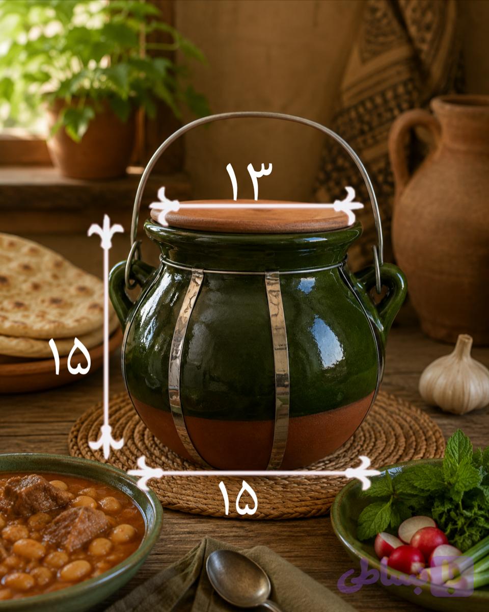 دیزی سفالی آبگوشت خوری چهار نفره