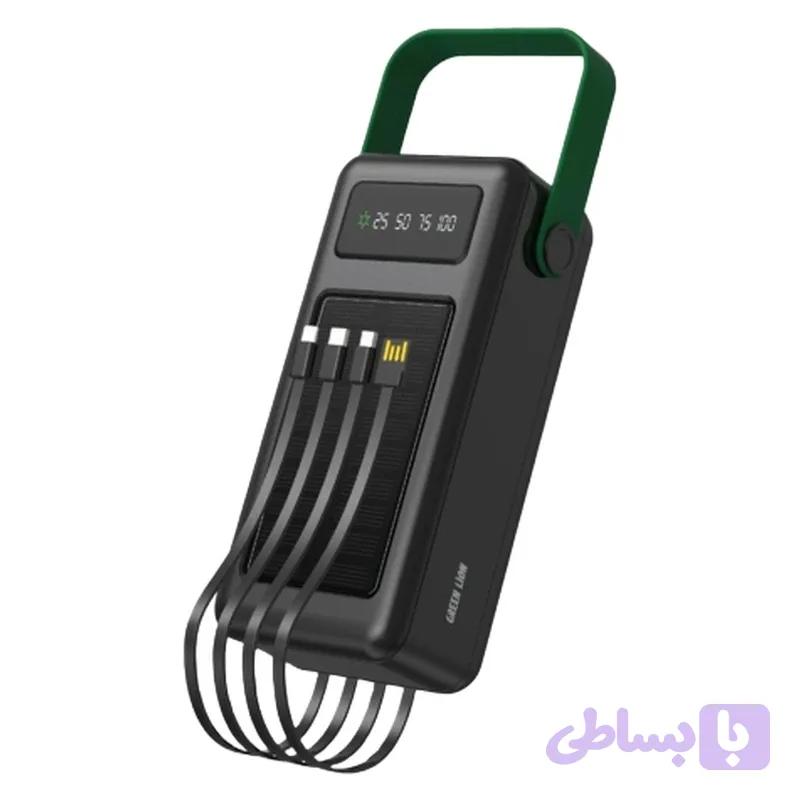 پاوربانک 50000 خورشیدی گرین لاین مدل Green Lion Solar Max Power Station GL-PB73