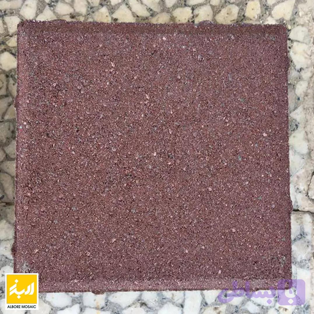 کفپوش بتنی پرسی قرمز 40/40/6 — تصویر 1