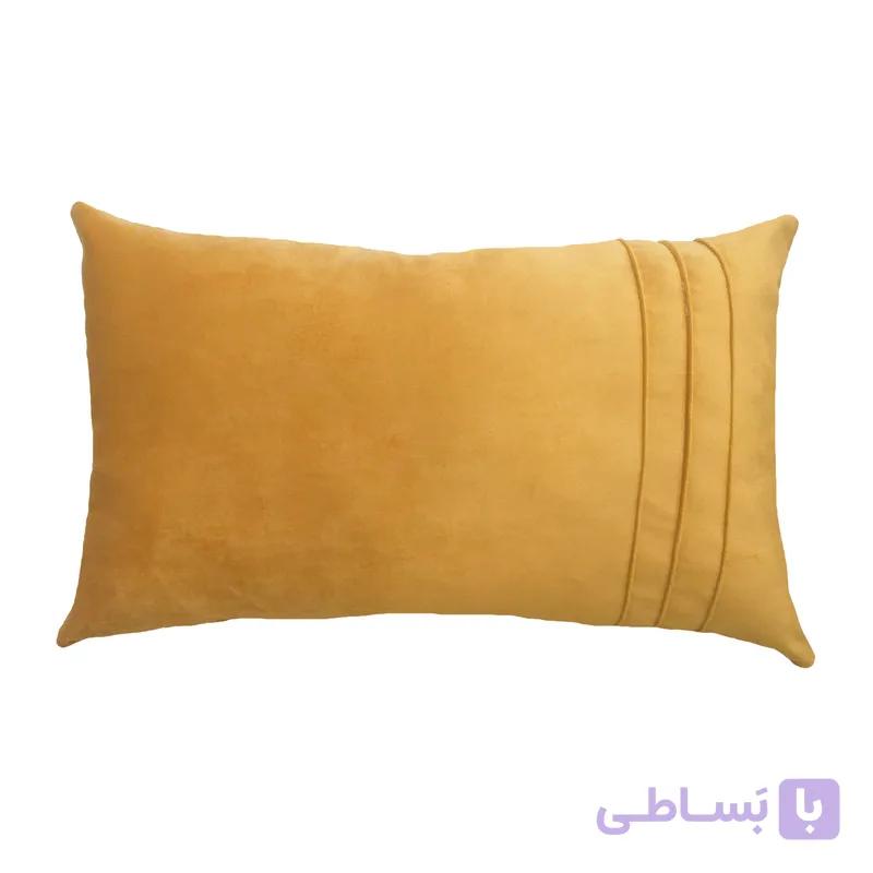 کاور کوسن مدل کمری طرح دار جنس پارچه مخمل سایز ۲۵در ۵۰ مجموعه 3عددی