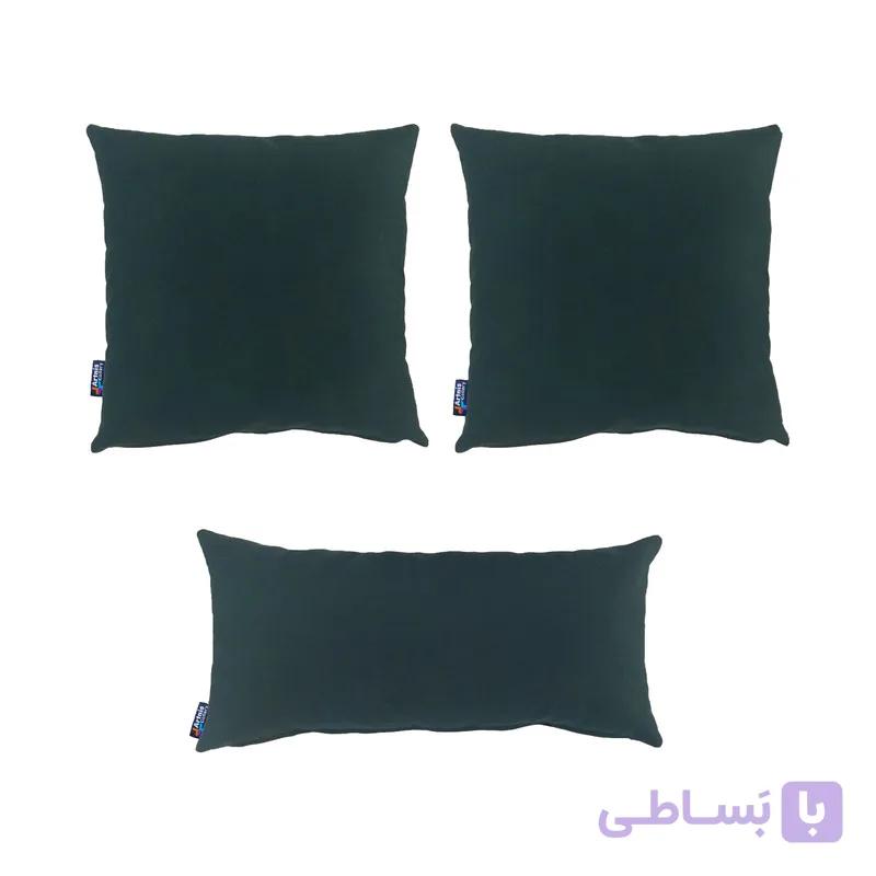 کاور کوسن جنس پارچه مخمل درجه یک سایز ۴۰در ۴۰ مجموعه سه عددی