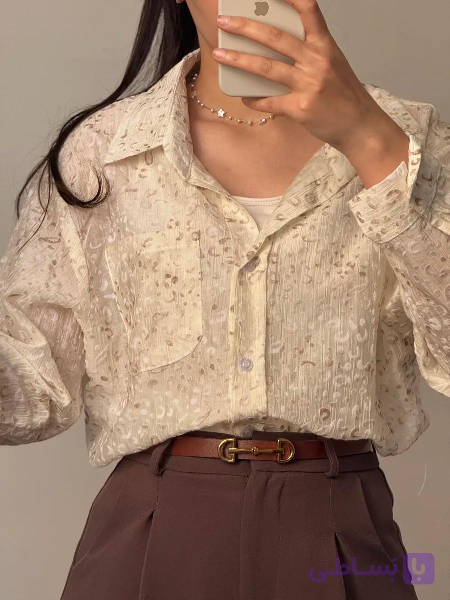 شومیز زنانه پلنگی خنک و راحت