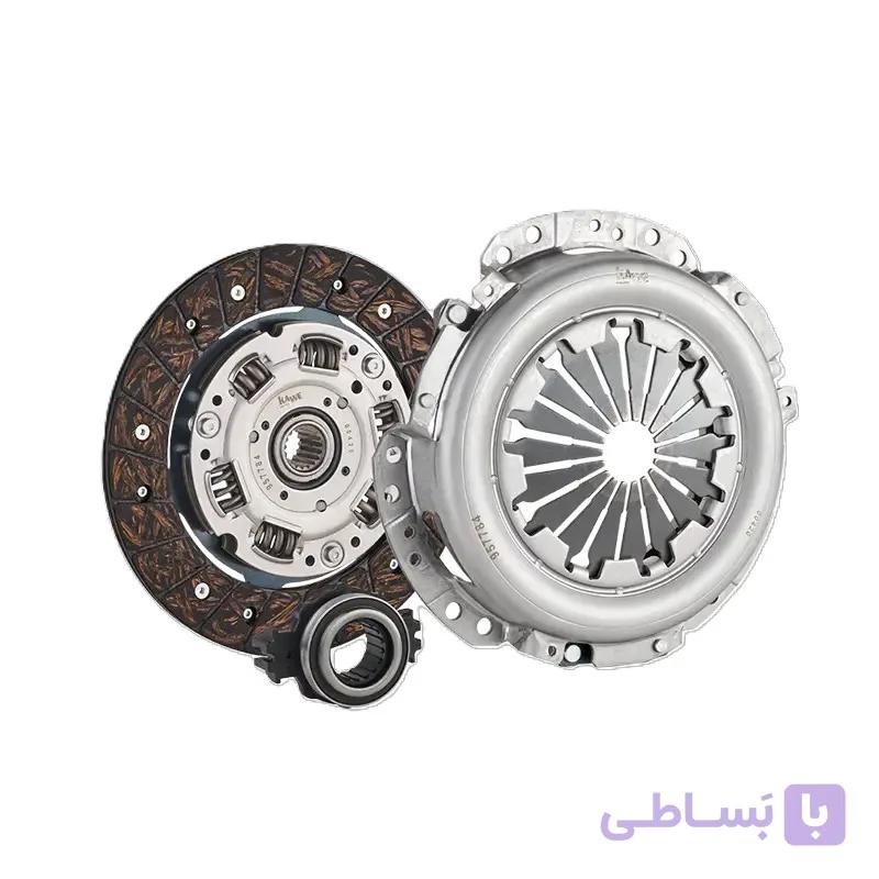 کیت کلاچ کَوه مدل 6 فنر پِری دمپر به همراه بلبرینگ کلاچ مناسب برای سمند (EF7) و دنا (EF7)