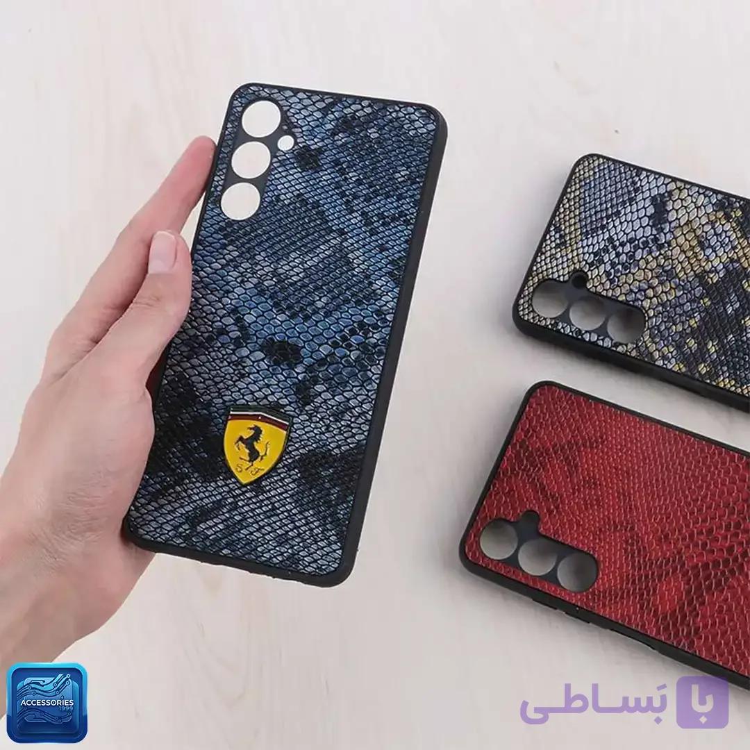 قاب گوشی طرح پوست ماری Ferrari محافظ لنزدار مدل شیائومی Note 13Pro-4G — تصویر 1