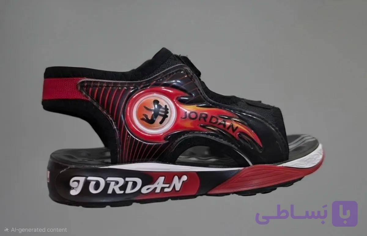 صندل پسرانه جردن قرمز، سایز31تا35
