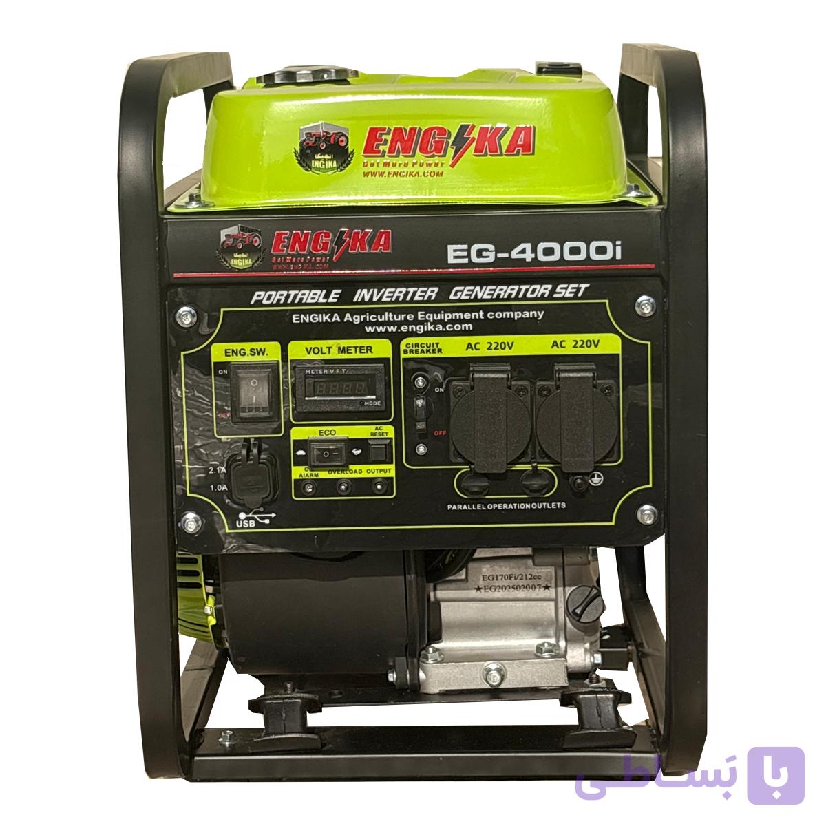 موتور برق انجیکا مدل EG-4000i اینورتر بنزینی 4 کیلووات