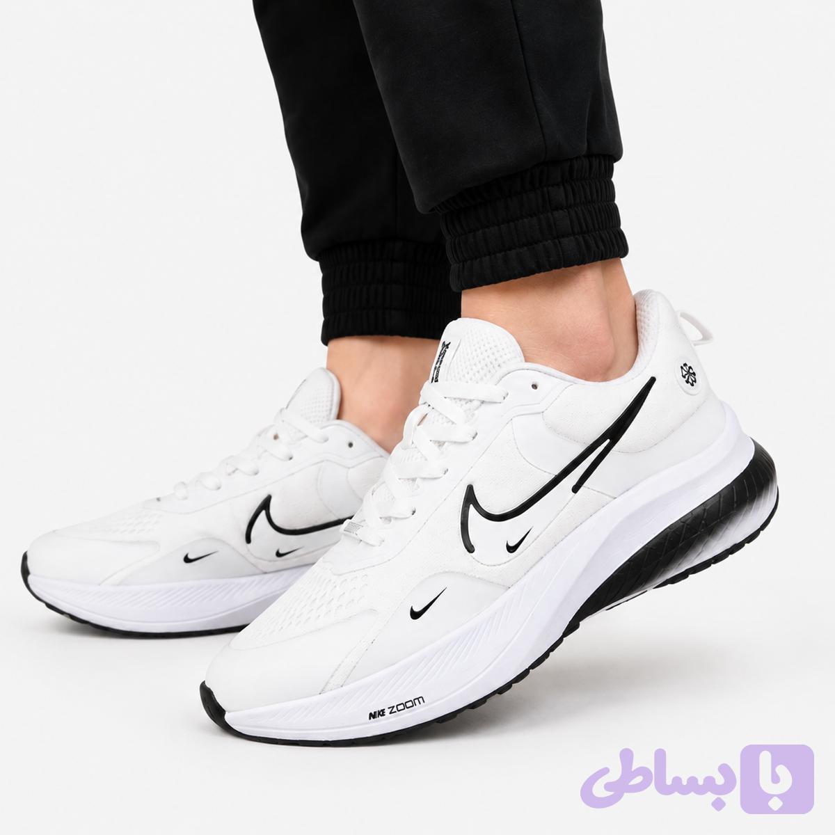 کفش کتانی ورزشی رانینگ مردانه و زنانه مدل نايک Air Zoom طرح لبخند کد 508005 — تصویر 1