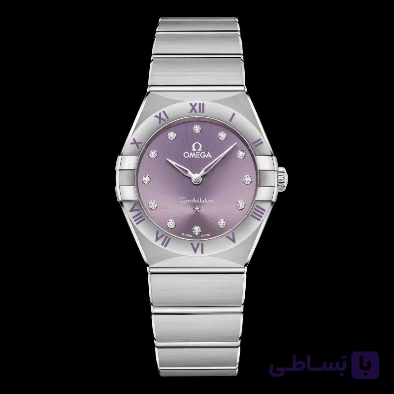 امگا Constellation Quartz 28 بنفش نگین‌دار | رفرنس 131.10.28.60.60.002 — تصویر 1