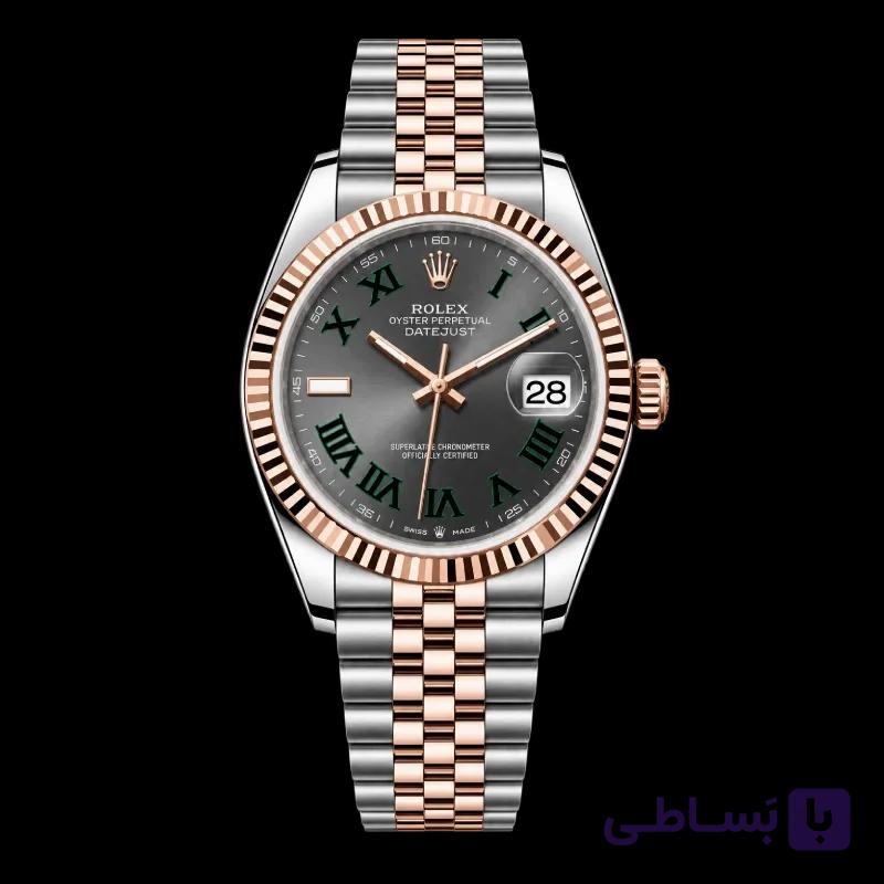 رولکس Datejust 36 Wimbledon خاکستری سبز رزگلد | رفرنس M126231-0029 — تصویر 1