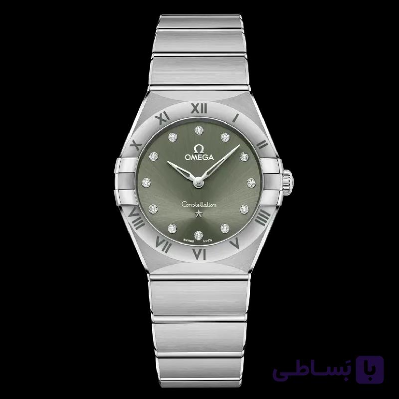 امگا Constellation Quartz 28 سبز ماچا نگین‌دار | رفرنس 131.10.28.60.60.001 — تصویر 1