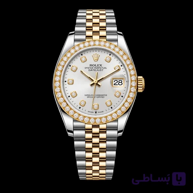 رولکس Datejust 36 مرواریدی سفید نگین‌دار دو رنگ | رفرنس M126283RBR-0009 — تصویر 1