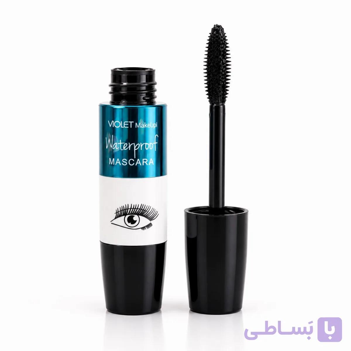 ریمل ضد آب ویولت میکاپ | Violet Makeup Waterproof Mascara | حجم‌دهنده و بلندکننده مژه