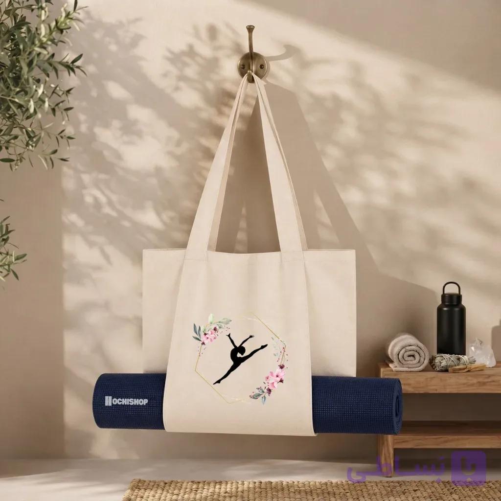 کیف مت یوگا مدل رقص گل